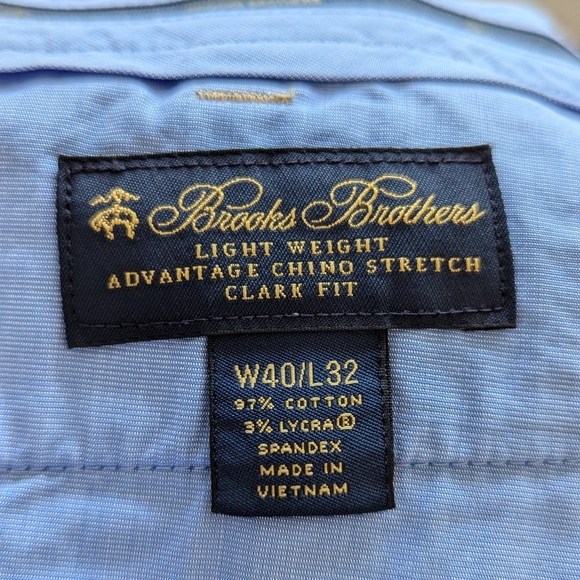 Brooks Brothers 40x32 Clark Fit Advantage Chinos Stretch - Picture 4 of 4
